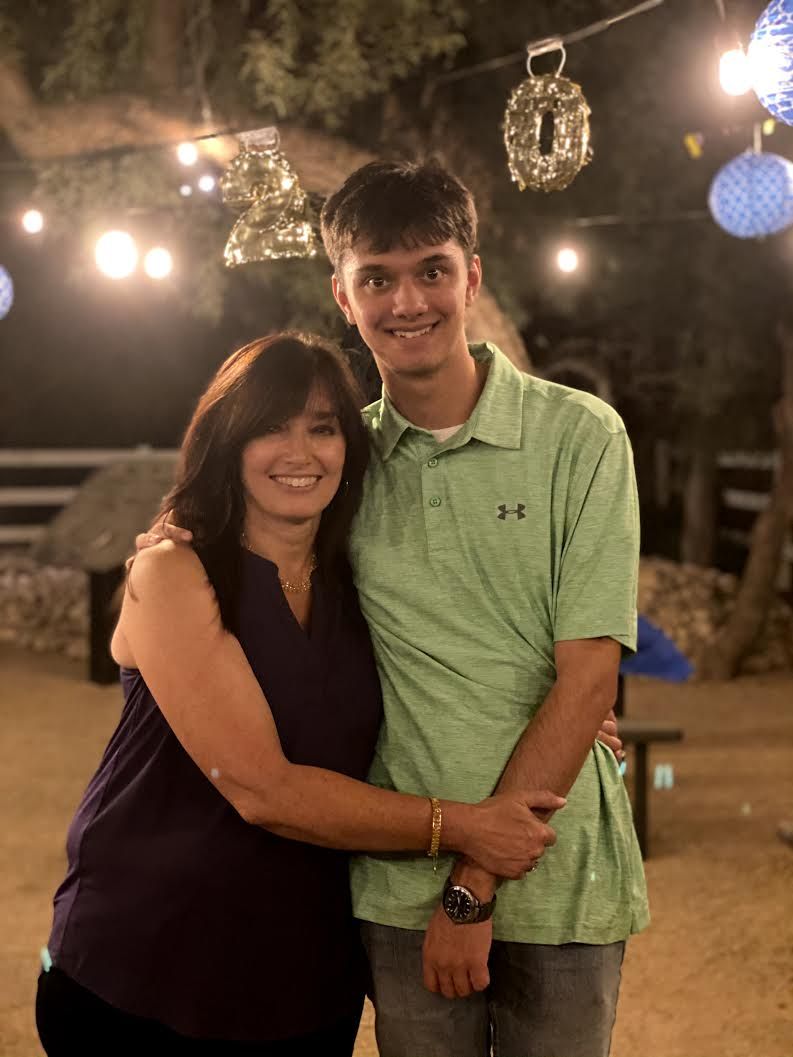 Melinda Sharma and son