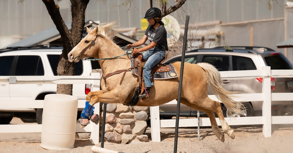 Gymkhana Club Barrel Practice